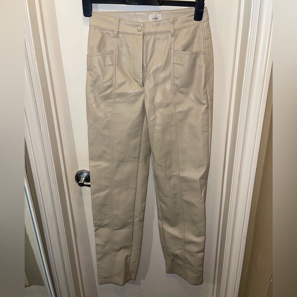 Aritzia rebel leather pants